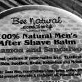 Bee natural after shave balm - 100ml / Cinnemon and sandalwood