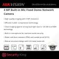 Hikvision 4MP IP Dome Camera 2.8mm - Smart Hybrid with Audio