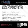 HiLook 2MP Audio Smart Hybrid IP Bullet Camera