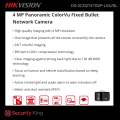 Hikvision 4MP Panoramic ColorVu Fixed Bullet Network Camera