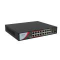 HiLook 16 Port Fast Ethernet Unmanaged POE Switch