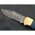 Handmade Damascus Steel Folding Knife-SAF006