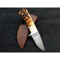 Handmade Damascus Steel Biltong Knife -C201