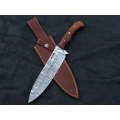 Handmade Damascus Steel Bowie Knife-SAB002