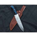 Handmade Damascus Steel Bowie Knife-SAB003