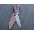 Handmade Damascus Steel Hunting Knife-C212