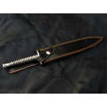 FS Dagger Damascus Steel Blade & Handle SAD001