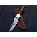 Handmade Damascus Steel Hunting Knife -C184