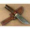 Handmade Damascus Steel Hunting Knife - A430