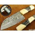 Handmade Damascus Steel Santaku Knife