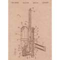 Vintage Patent Sketch Style Super Soaker - Unframed