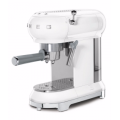 Smeg Retro Espresso Coffee Machine Ice-White ECF01WHEU