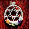 Moon and Star Chakra Pendant - 30mm to 40mm