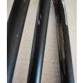 2 Rod 250mm Height/Level Adjustable 12mm Hairpin Leg Each - Raw steel