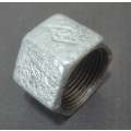 Hex End Cap Plug Galv Fitting - 20mm
