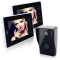 2.4G 7" TFT Wireless Video Door Phone Intercom Doorbell Home Security Camera Monitor color speake...