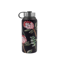 Iconix Protea Beauty Stainless Steel Hot and Cold Flask - Stainless Steel Lid