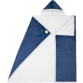 Fluffy Fleece Unisex Oversize Hooded Blanket - Navy Blue