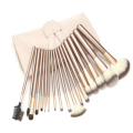 12 Piece Champagne Gold Makeup Brushes Set