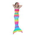3 Piece Kids Rainbow Mermaid Bikini | GB04 - 120