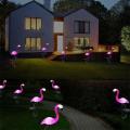 A Flamingo Solar Standing Light