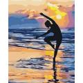 Adult Painting by Numbers - Ballet on the Beach