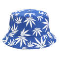 Classic Blue Cannabis Bucket Hat