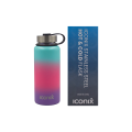 Iconix Mint and Purple Stainless Steel Hot and Cold Flask - Stainless Steel Lid