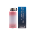 Iconix Pink Ombre Stainless Steel Hot and Cold Flask - Stainless Steel Lid