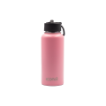 Iconix Pink Stainless Steel Hot and Cold Flask - Straw Lid