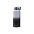 Iconix White and Black Stainless Steel Hot and Cold Flask -  Stainless Steel Lid