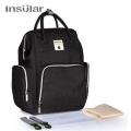 Insular Mommy Nappy Bag Backpack with Wipe Case