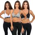 Pack of 6 Colour Wireless Sports Bra's - 8913/8915  (38B/40D/40C Available) - 40D