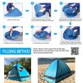 Pop-Up Beach and Camping Tent with Mesh Cover