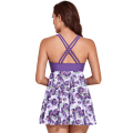 Women's Lilac Leaves Swimsuit