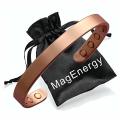 Copper Bracelet for Men and Women 99.9% Pure Copper Bangle 6.5" Adjustable for Arthritis with 8...