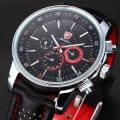SHARK PACIFIC RACER CHRONO WATCH RED/BLACK TRIM WATCH  W/ BOX, PAPERS, LOADED!!