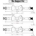 The Dapper Pet Bow Black Checkered Bow Tie Collar