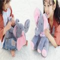 **Only One Left**Peek-a-Boo-elephant- Adorable singing and Ears Flapping Plush elephant- pink