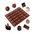 Chocolate truffles mix silicone mould