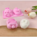 Silicone Mould Bunny Pig