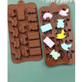 Nr55, Silicone mould chocolate trufflle Building Blocks