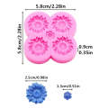 Silicone Mould Flower Diasy Sunflower