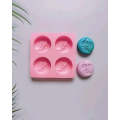 Silicone Mould Soap Moon Smiling Faces