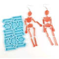Silicone Mould Resin Earring Skeleton