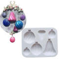 Silicone Mould Christmas Balls Baubles