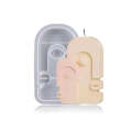 B Silione Mould Candle Abstract