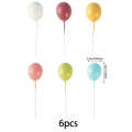 6pcs Cake Topper Balloon