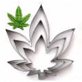 Metal Cookie Cutter Cannabis