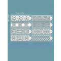 Cake Decorating Stencil 8pcs